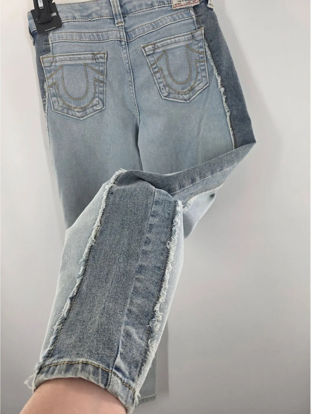 True Religion Sophie Mid Rise Barrel Jeans Size 14